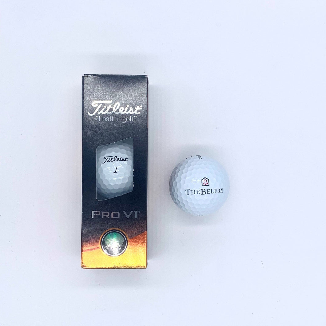 Belfry Logo Premium Golf Balls - 3 Pack